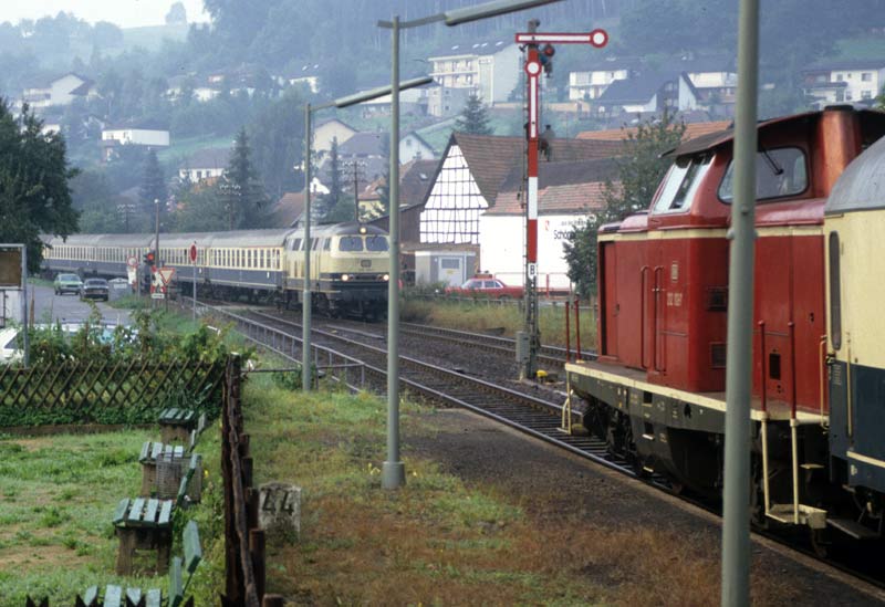 BR 212  und 216 in Mmling-Grumbach (F.L. Diehl)